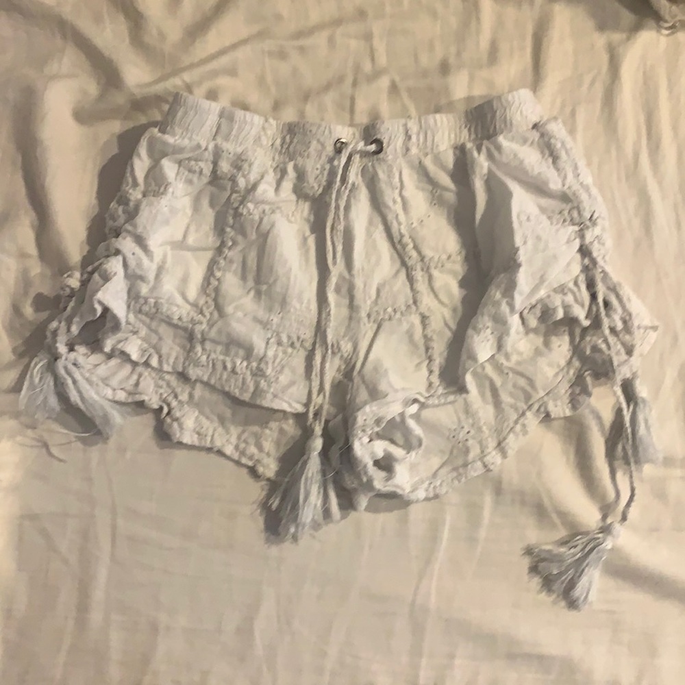 White cover up shorts